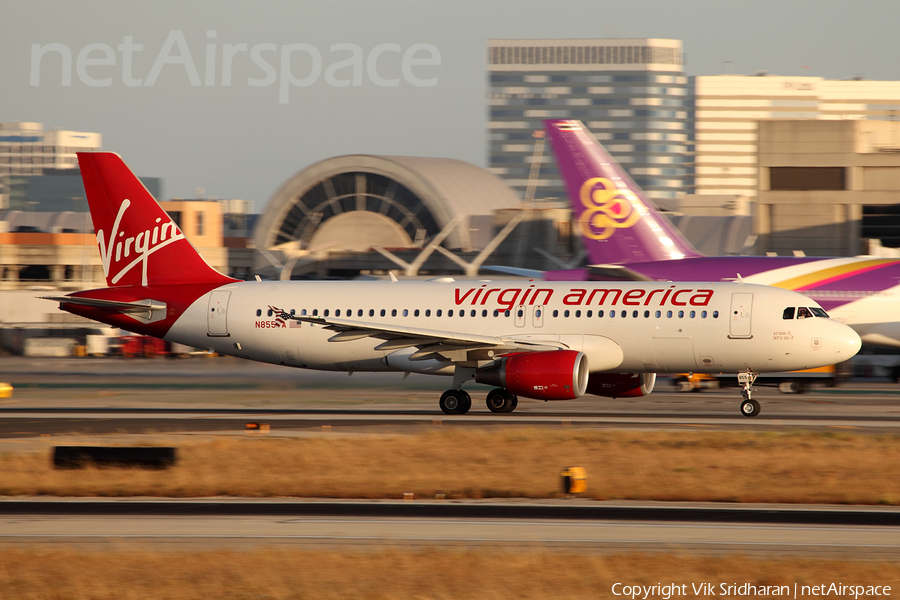 Virgin America Airbus A320-214 (N855VA) | Photo 77778