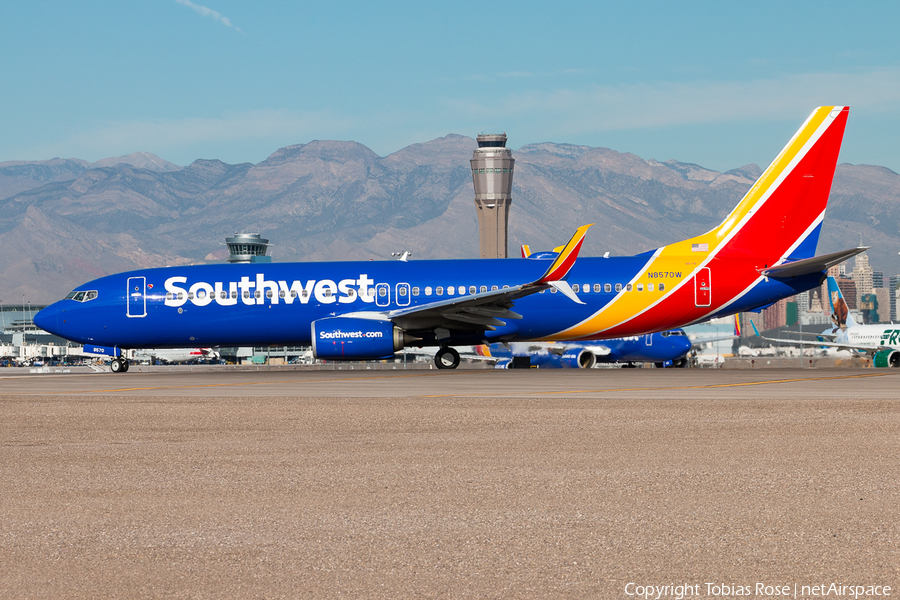 Southwest Airlines Boeing 737-8H4 (N8570W) | Photo 278259