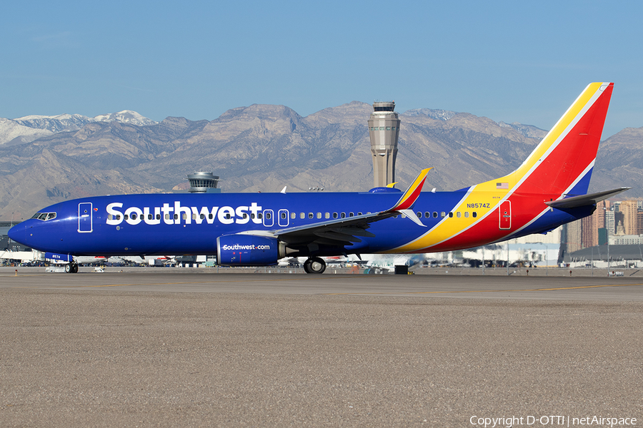 Southwest Airlines Boeing 737-8H4 (N8574Z) | Photo 555292