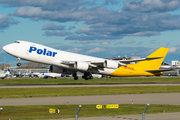 Polar Air Cargo Boeing 747-87UF (N857GT) at  Leipzig/Halle - Schkeuditz, Germany