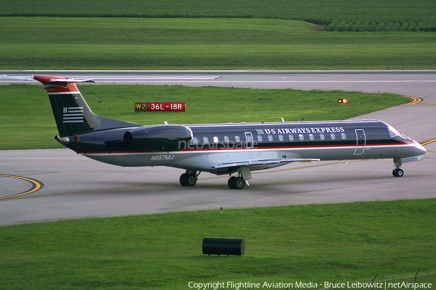 US Airways Express (Mesa Airlines) Embraer ERJ-145LR (N857MJ) | Photo 182551