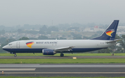 West Atlantic UK Boeing 737-436(SF) (N859AU) at  San Jose - Juan Santamaria International, Costa Rica