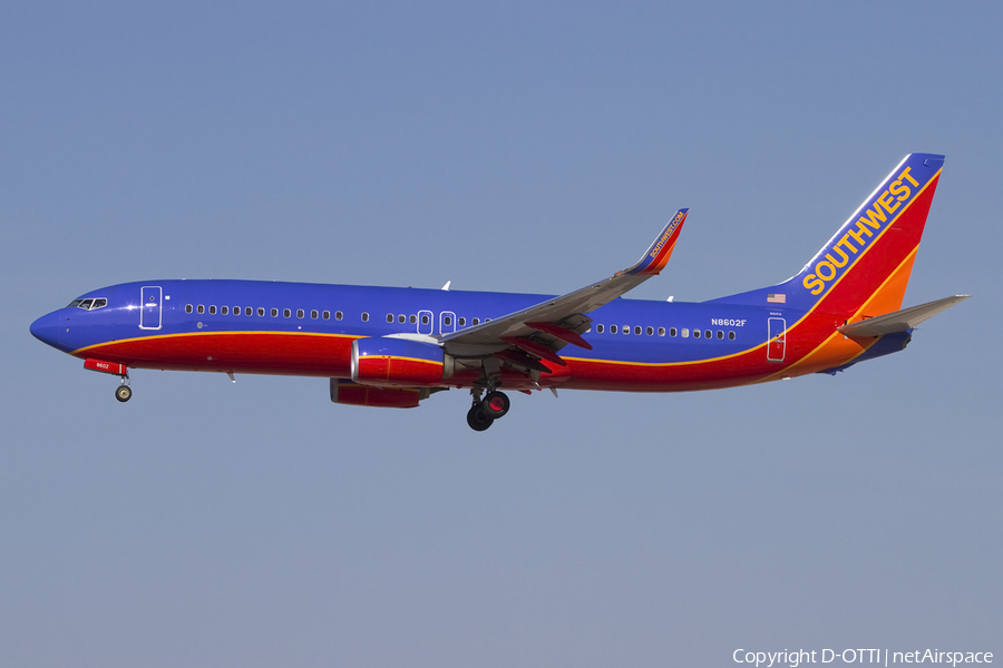 Southwest Airlines Boeing 737-8H4 (N8602F) | Photo 424948