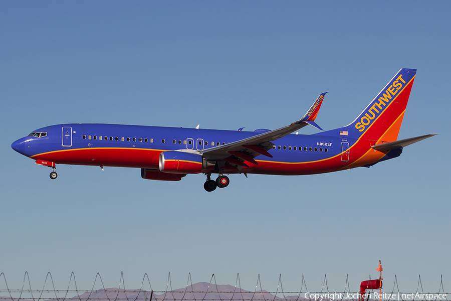 Southwest Airlines Boeing 737-8H4 (N8602F) | Photo 99195