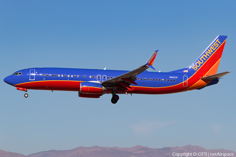 Southwest Airlines Boeing 737-8H4 (N8603F) | Photo 140789