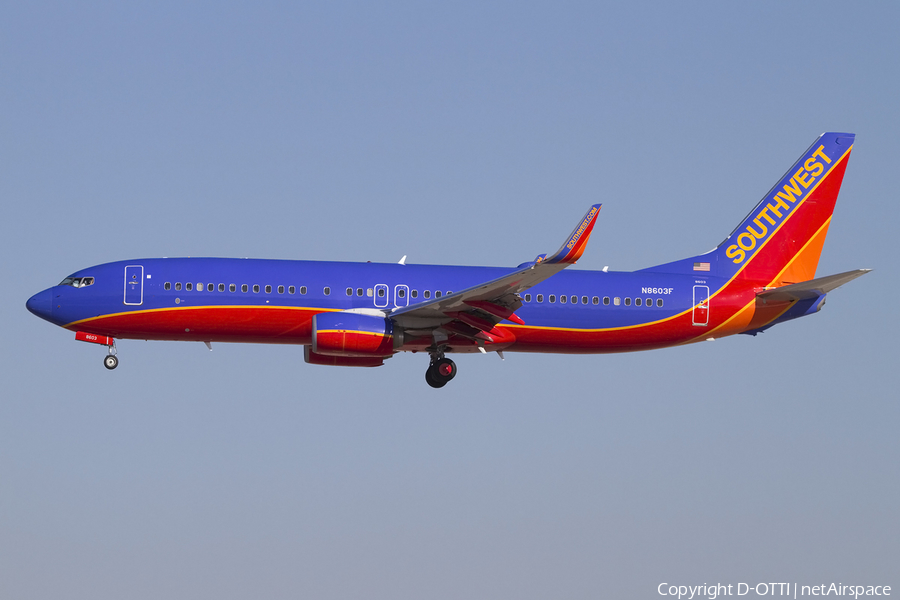 Southwest Airlines Boeing 737-8H4 (N8603F) | Photo 424627
