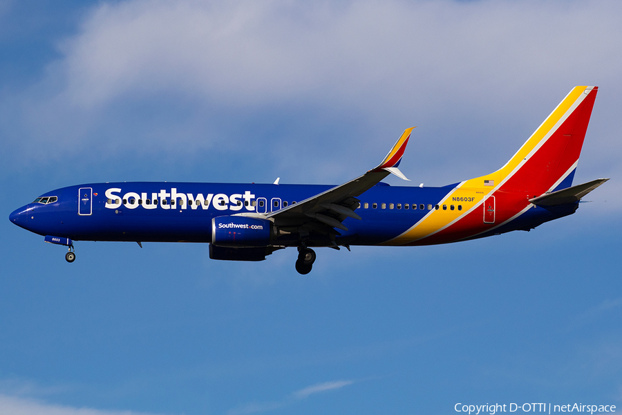 Southwest Airlines Boeing 737-8H4 (N8603F) | Photo 566824