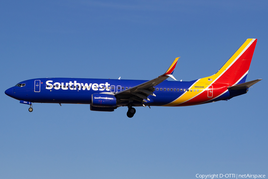 Southwest Airlines Boeing 737-8H4 (N8604K) | Photo 547116