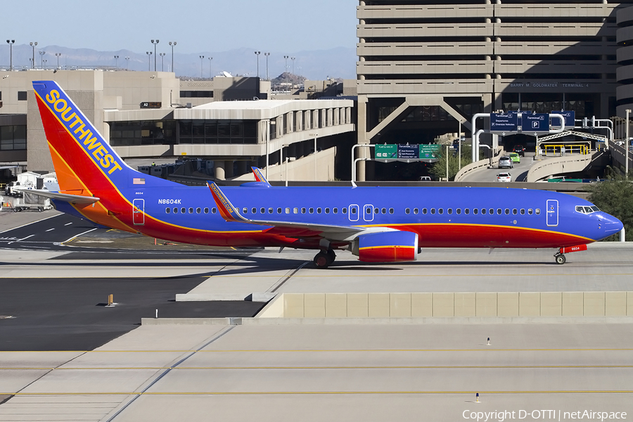 Southwest Airlines Boeing 737-8H4 (N8604K) | Photo 462448