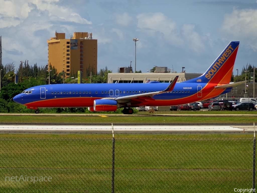 Southwest Airlines Boeing 737-8H4 (N8604K) | Photo 82010