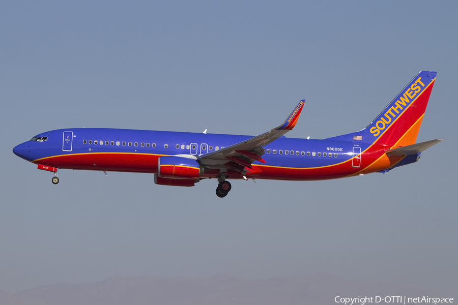 Southwest Airlines Boeing 737-8H4 (N8605E) | Photo 424654