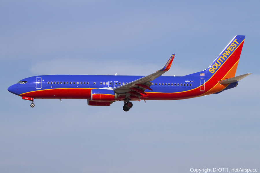 Southwest Airlines Boeing 737-8H4 (N8606C) | Photo 425488