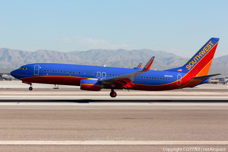 Southwest Airlines Boeing 737-8H4 (N8608N) | Photo 59676