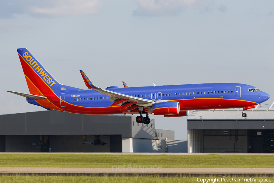 Southwest Airlines Boeing 737-8H4 (N8609A) | Photo 168131