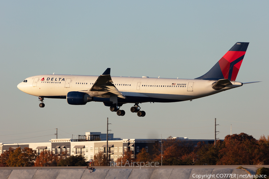 Delta Air Lines Airbus A330-223 (N860NW) | Photo 506001