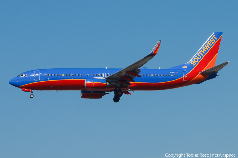 Southwest Airlines Boeing 737-8H4 (N8613K) | Photo 300109