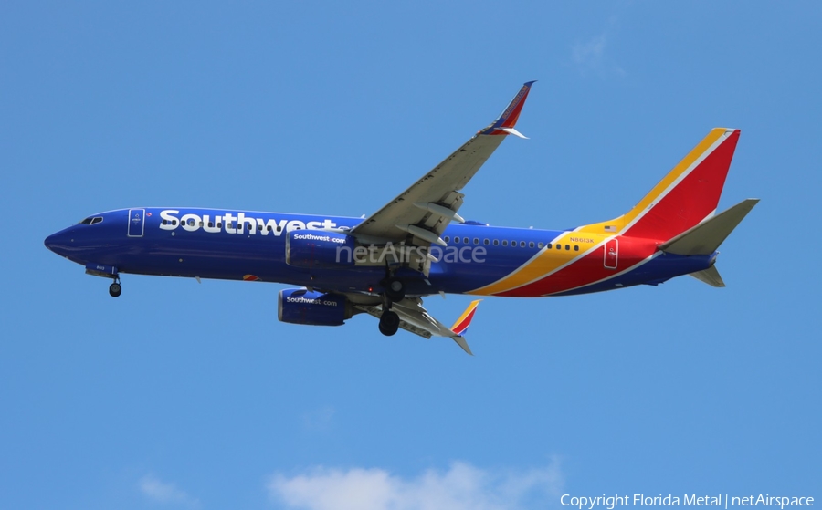 Southwest Airlines Boeing 737-8H4 (N8613K) | Photo 679515