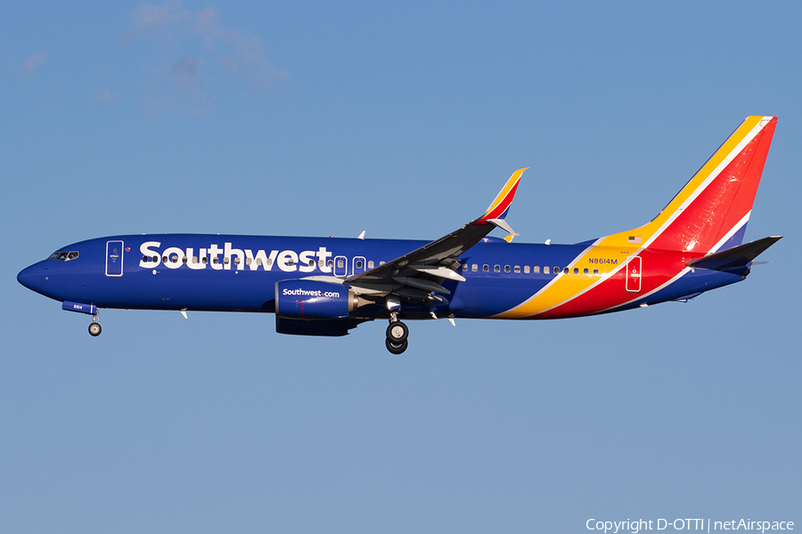 Southwest Airlines Boeing 737-8H4 (N8614M) | Photo 525156