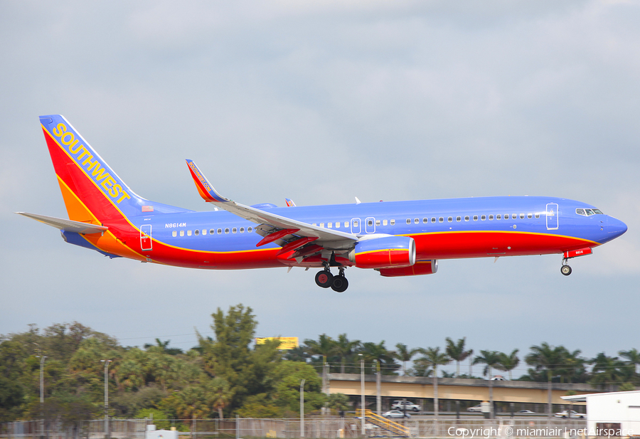 Southwest Airlines Boeing 737-8H4 (N8614M) | Photo 64253