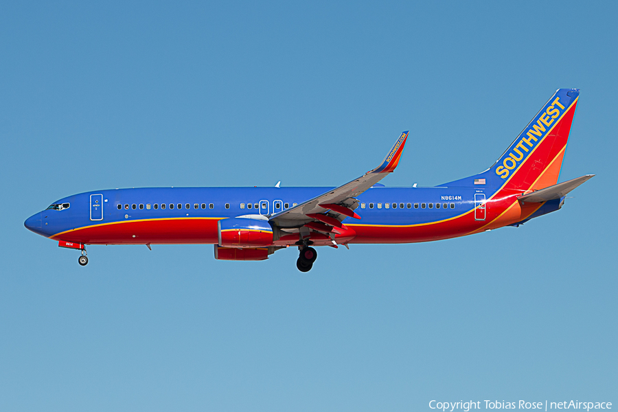 Southwest Airlines Boeing 737-8H4 (N8614M) | Photo 275105