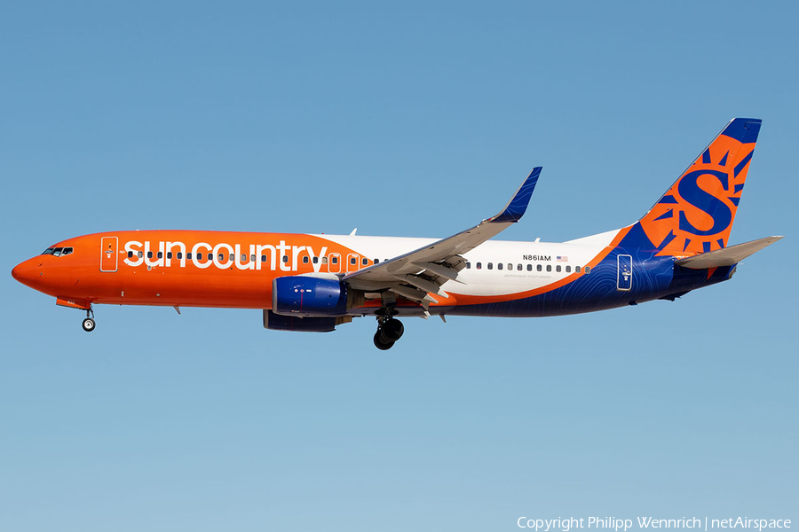 Sun Country Airlines Boeing 737-83N (N861AM) | Photo 311454