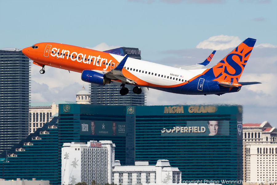 Sun Country Airlines Boeing 737-83N (N861AM) | Photo 311476