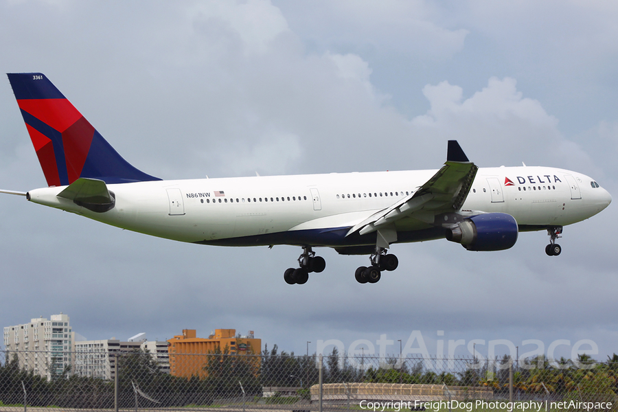 Delta Air Lines Airbus A330-223 (N861NW) | Photo 26363