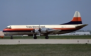 Trans International Airlines Lockheed L-188C(F) Electra (N861U) at  Detroit - Metropolitan Wayne County, United States