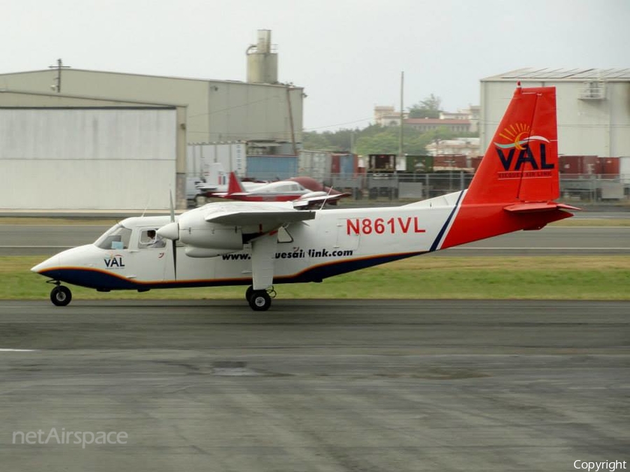 VAL - Vieques Air Link Britten-Norman BN-2B-26 Islander (N861VL) | Photo 49455