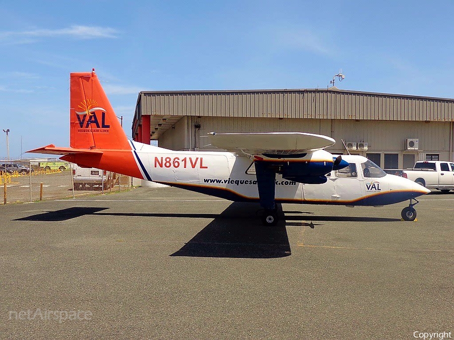 VAL - Vieques Air Link Britten-Norman BN-2B-26 Islander (N861VL) | Photo 169194