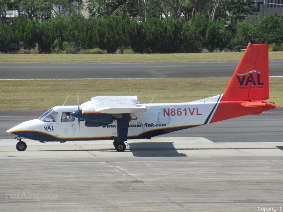 VAL - Vieques Air Link Britten-Norman BN-2B-26 Islander (N861VL) | Photo 309788