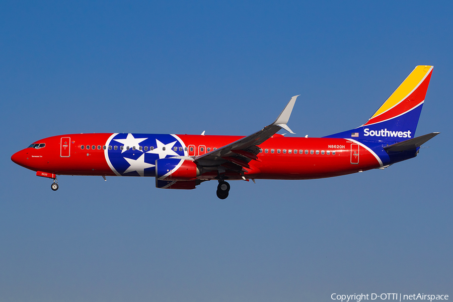 Southwest Airlines Boeing 737-8H4 (N8620H) | Photo 564035