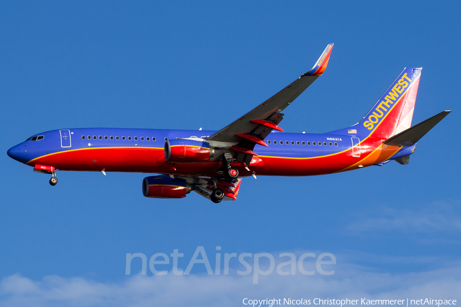 Southwest Airlines Boeing 737-8H4 (N8621A) | Photo 158737