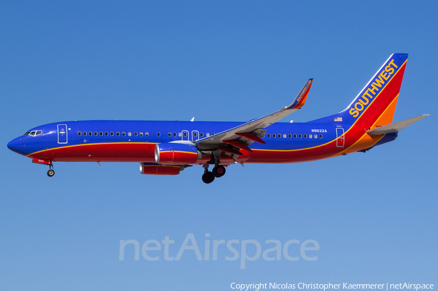 Southwest Airlines Boeing 737-8H4 (N8622A) | Photo 127352