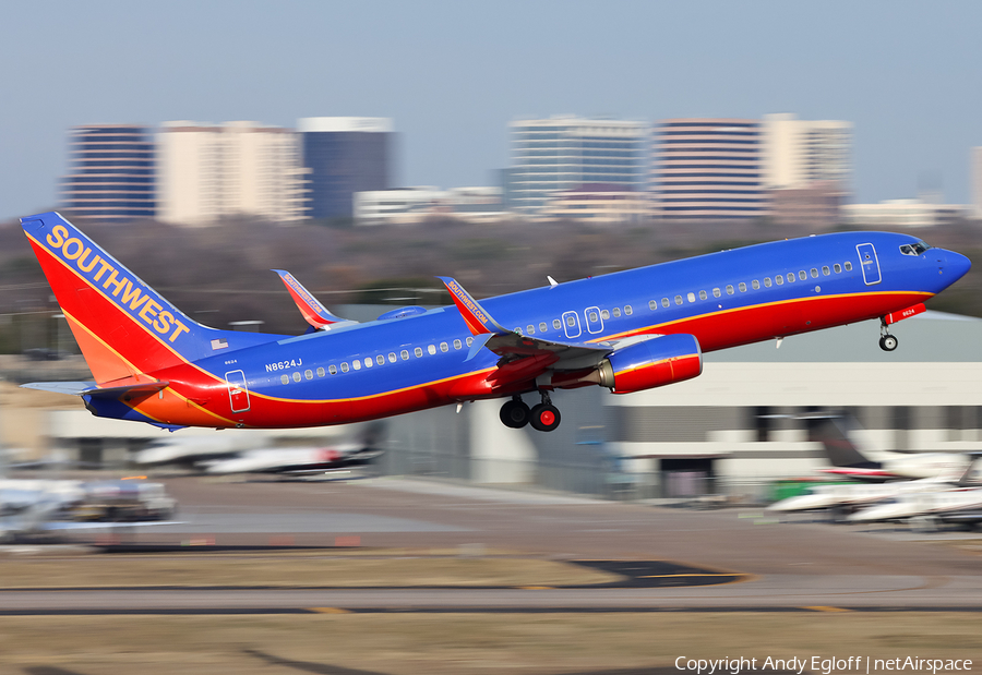 Southwest Airlines Boeing 737-8H4 (N8624J) | Photo 426499