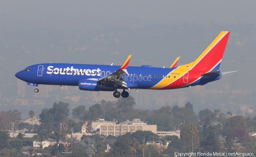 Southwest Airlines Boeing 737-8H4 (N8626B) | Photo 679615