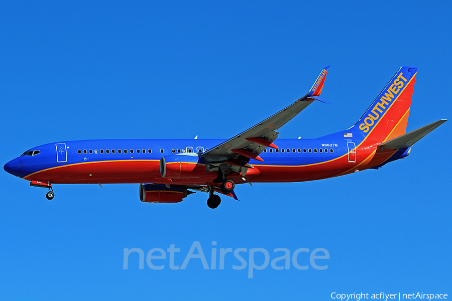 Southwest Airlines Boeing 737-8H4 (N8627B) | Photo 171398