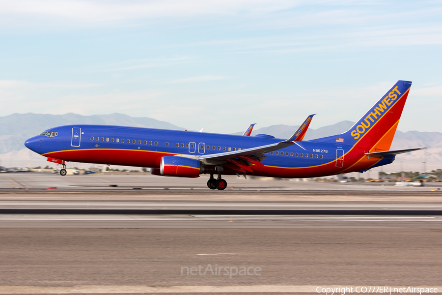 Southwest Airlines Boeing 737-8H4 (N8627B) | Photo 68332