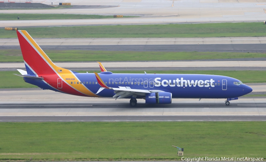 Southwest Airlines Boeing 737-8H4 (N8630B) | Photo 679624