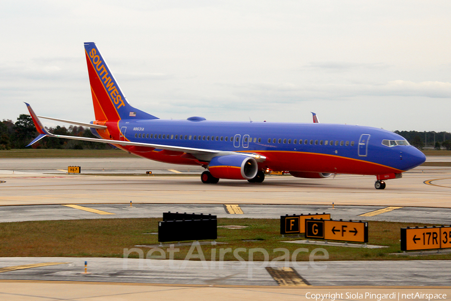 Southwest Airlines Boeing 737-8H4 (N8631A) | Photo 358833