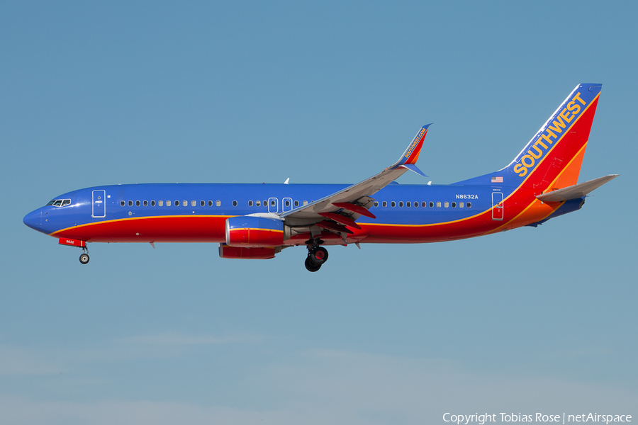 Southwest Airlines Boeing 737-8H4 (N8632A) | Photo 297188