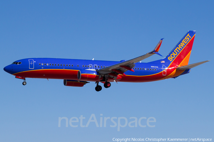 Southwest Airlines Boeing 737-8H4 (N8633A) | Photo 127307