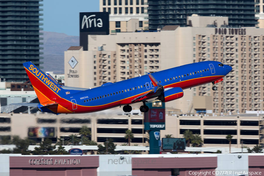 Southwest Airlines Boeing 737-8H4 (N8634A) | Photo 208851