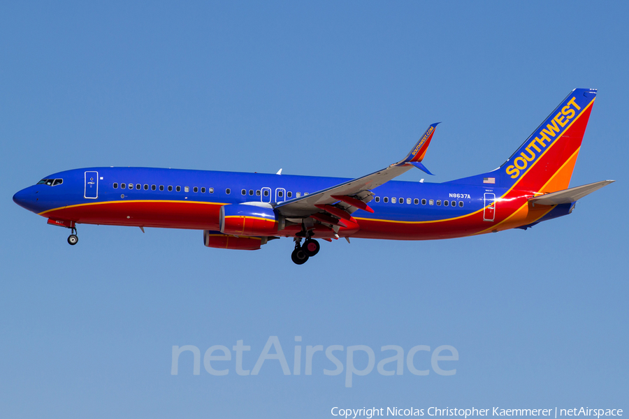 Southwest Airlines Boeing 737-8H4 (N8637A) | Photo 127167