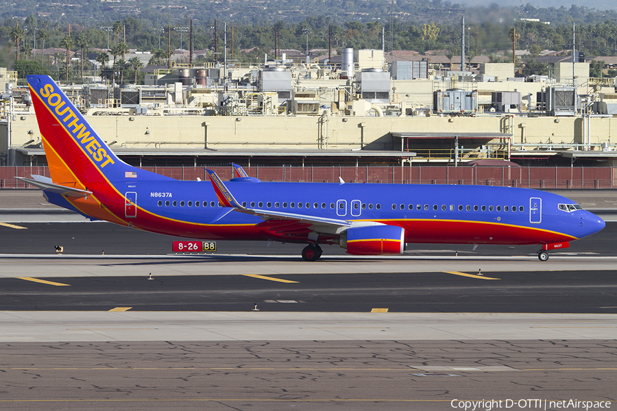 Southwest Airlines Boeing 737-8H4 (N8637A) | Photo 462373