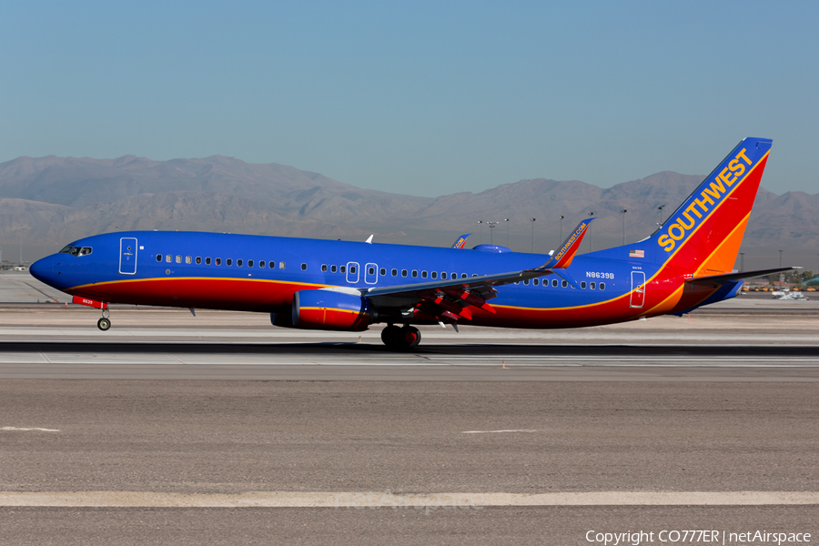 Southwest Airlines Boeing 737-8H4 (N8639B) | Photo 68902