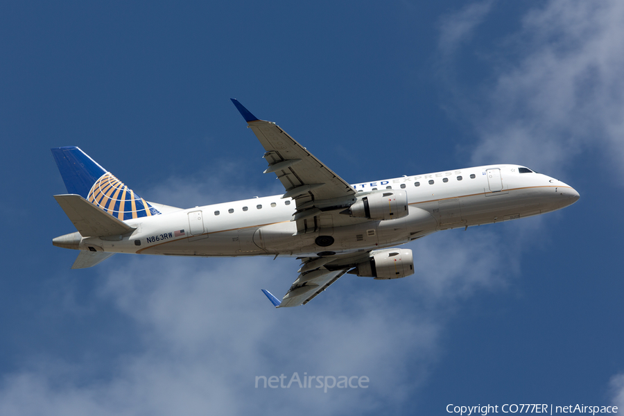 United Express (Republic Airlines) Embraer ERJ-170SE (ERJ-170-100SE) (N863RW) | Photo 104688