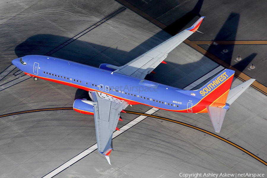 Southwest Airlines Boeing 737-8H4 (N8640D) | Photo 204795