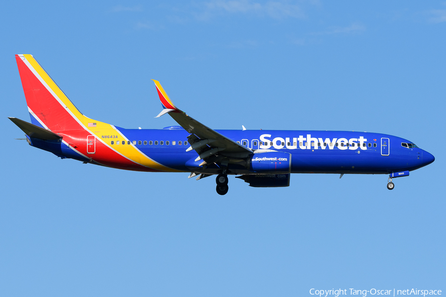 Southwest Airlines Boeing 737-8H4 (N8643A) | Photo 523815