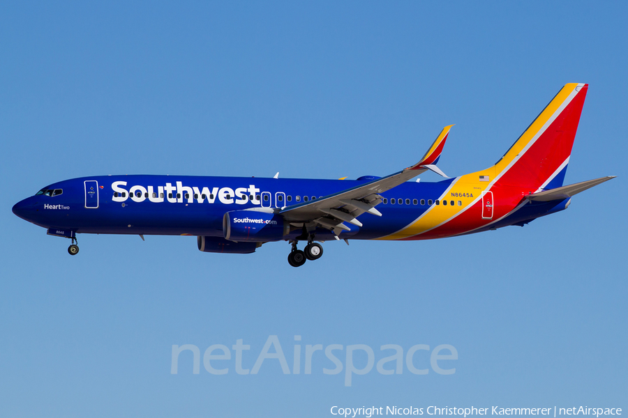 Southwest Airlines Boeing 737-8H4 (N8645A) | Photo 127223